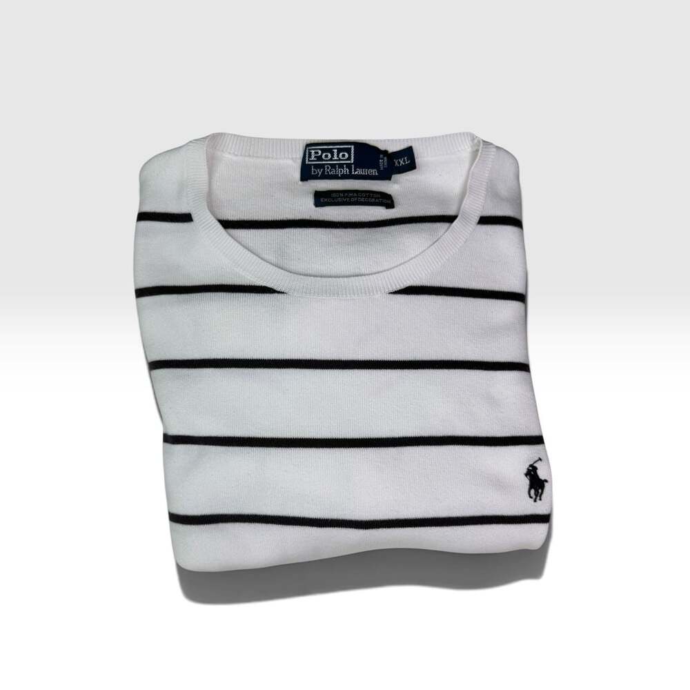 Oversized Polo Ralph Lauren Pima Cotton Crewneck Sweater XXL